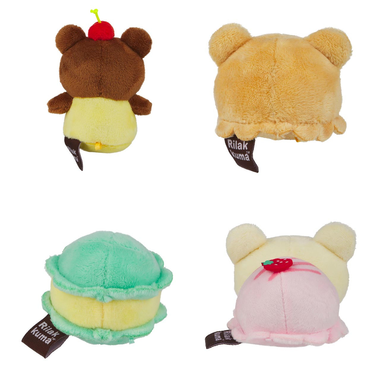 Rilakkuma San-X Original Macaroon Box Plush - 4pcs