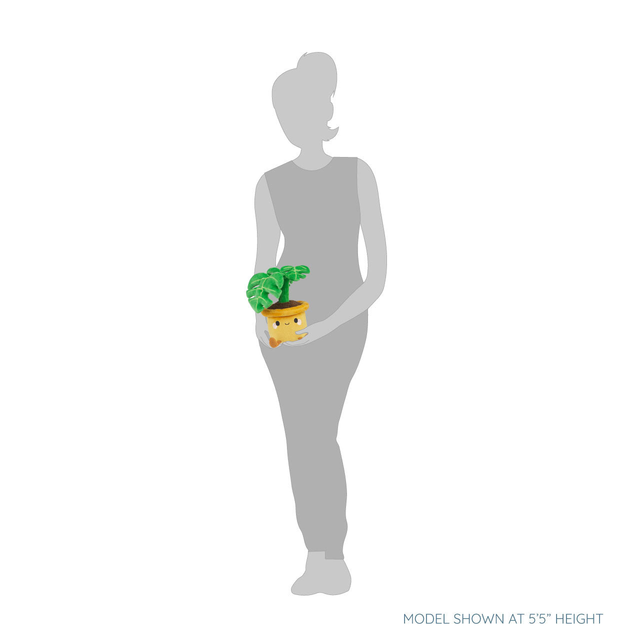 Honeymaru Monstera Succulent Plant Plush