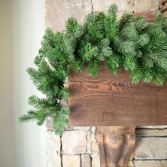9' x 12" Cypress Spruce Garland Unlit