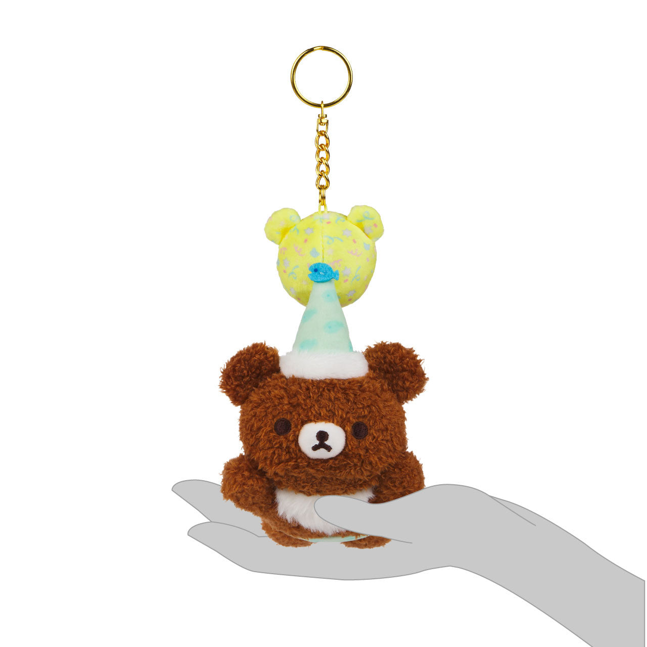 Chairoikoguma San-X Original Hanging HappyForYou Series Keychain