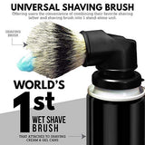 Evolution Brush - Best Razor Wet Shave Brush for Men & Women (Buy More Save More!)