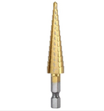 Titanium Coated Step Drill Bit Set