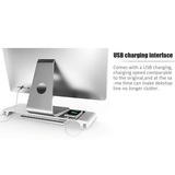 Aluminum Alloy Base Holder Stand with USB Port 50% OFF TODAY ONLY