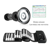 [47% OFF NOW!!] Portable Roll-Up Flexible Electronic Piano with Full Soft Responsive Keys Built-in Speaker