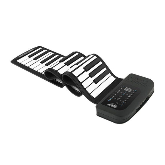 [47% OFF NOW!!] Portable Roll-Up Flexible Electronic Piano with Full Soft Responsive Keys Built-in Speaker