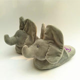 Peek-a-Boo super soft Elephant slippers